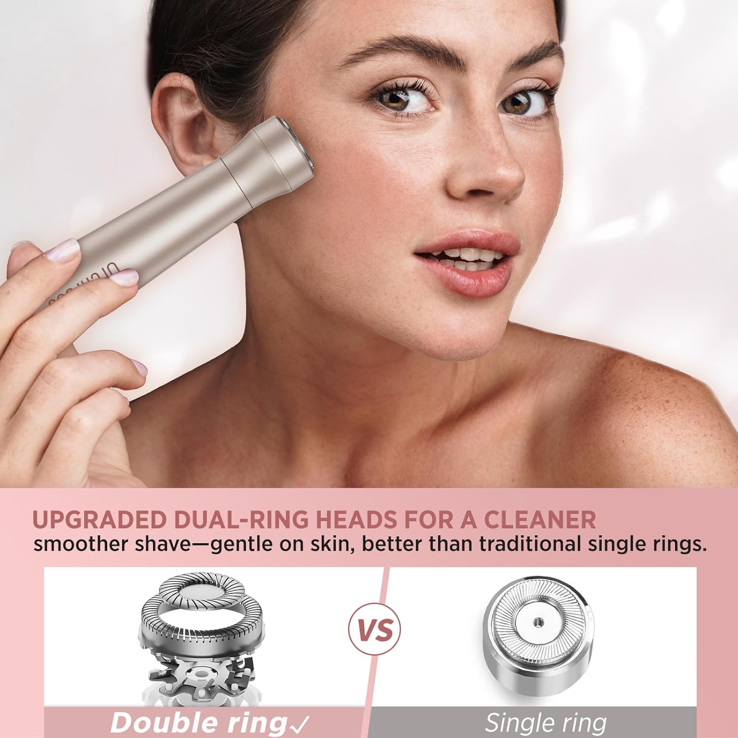 Detalle 2 de Orchrose Electric Razor, Champagne Gold