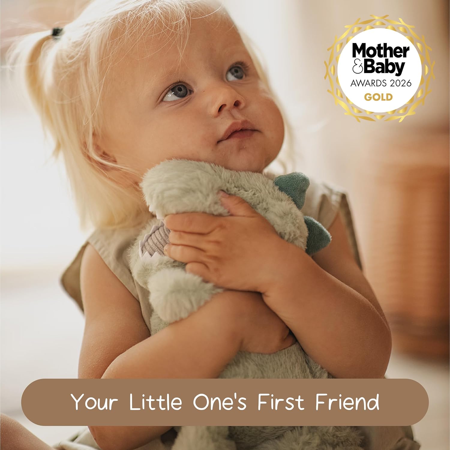 Thumbnail 1 de Moonkie Kindergartenrucksack mit abnehmbarem Plüsch-Dinosaurier Rexie – Kita-Rucksack für Mädchen (1–3 Jahre)