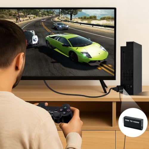 Detalle de Mcbazel adattatore PS2-HDMI con uscita audio da 3,5 mm