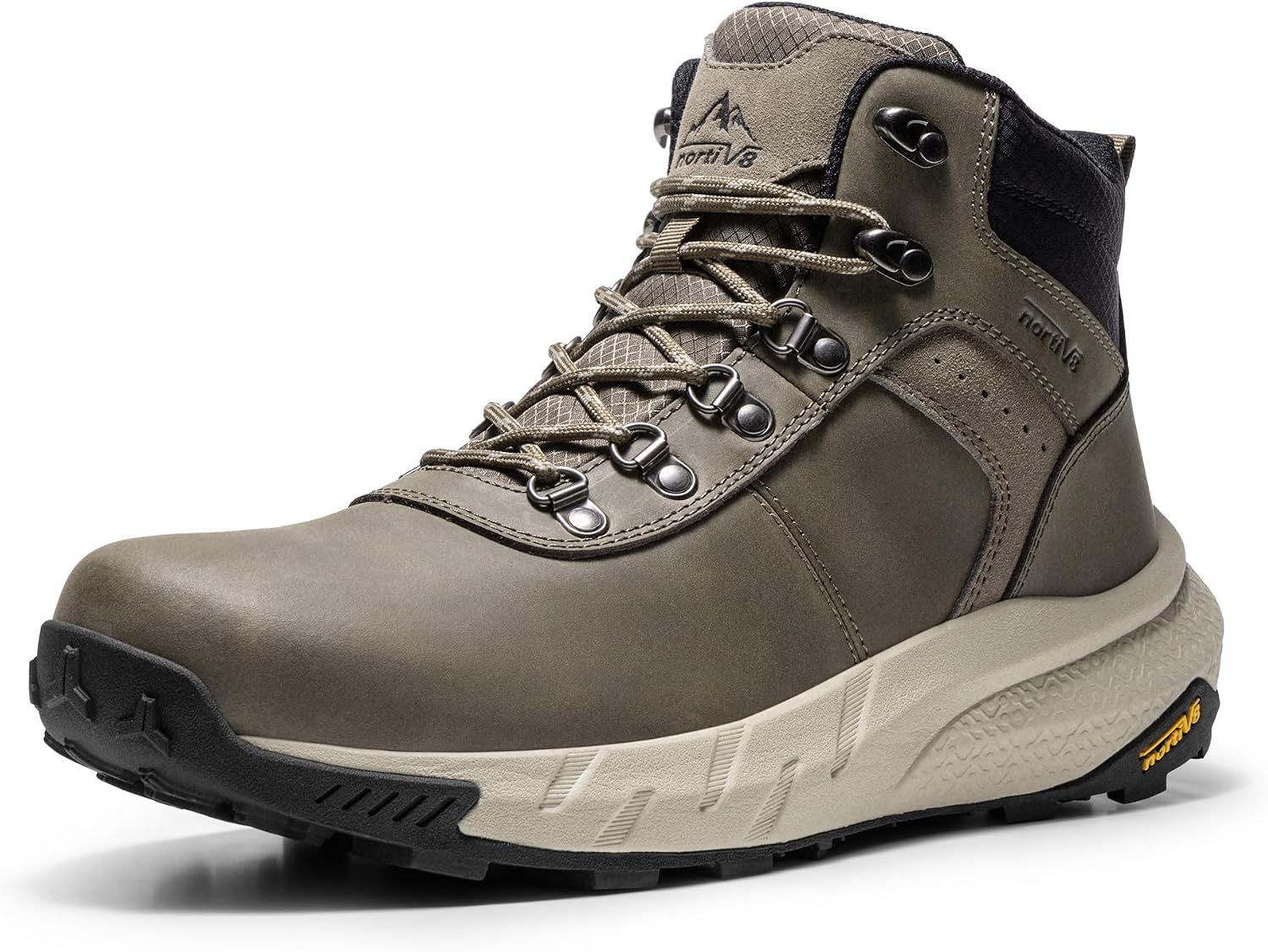 Detalle de NORTIV 8 Men's Waterproof Hiking Boots 1️⃣