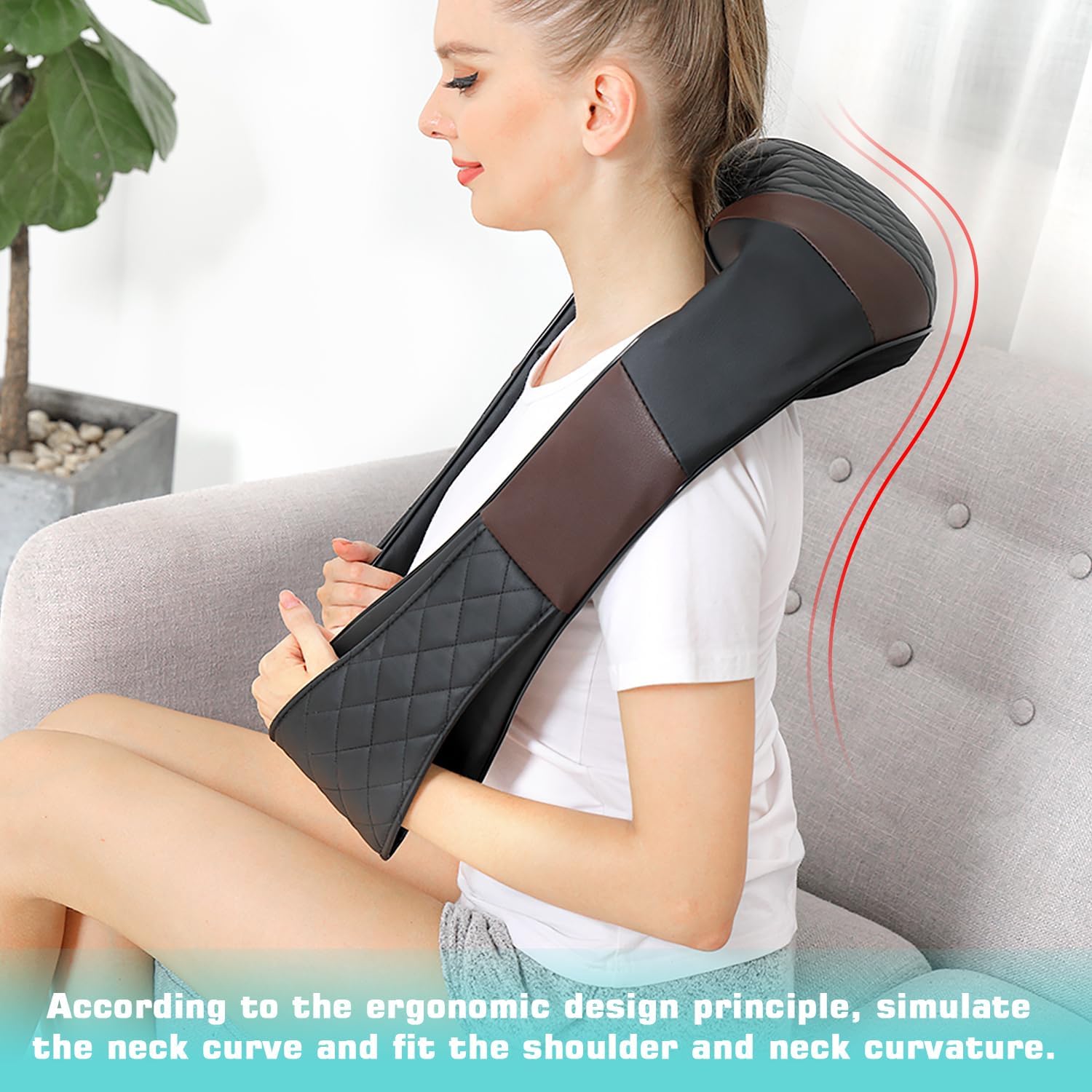 Thumbnail 4 de WOQQW Shiatsu 4D Neck and Back Massager 15min
