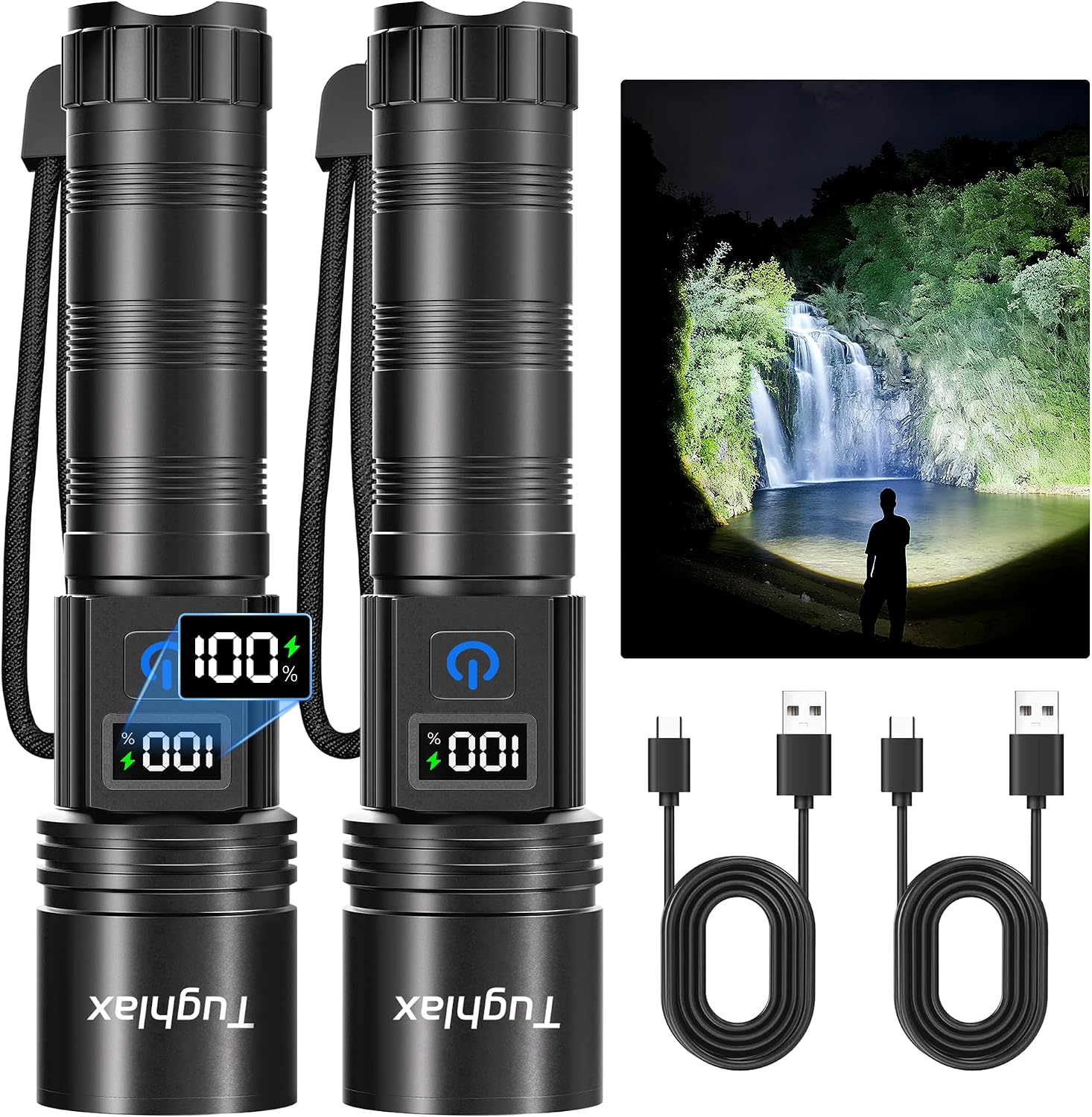 Detalle de Tughlax 9900LX LED Flashlight 2-Pack