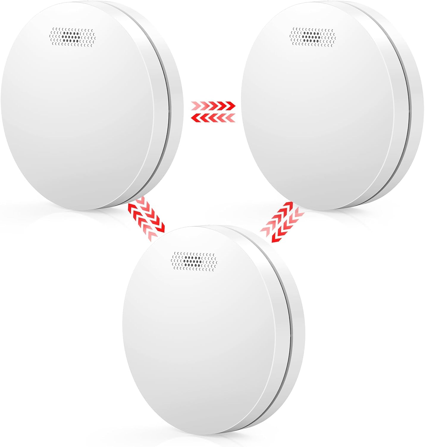 Thumbnail 6 de XINDUM Wireless Interlinked Smoke Alarms 6-pack