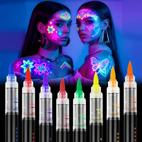 LOPHE Matite trucco fluorescenti per viso e corpo 8 colori 🎨
