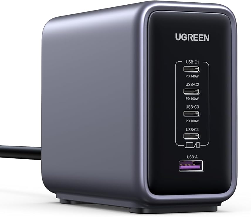 Imagen de UGREEN Nexode 300W Cargador USB C con 5 Puertos ⚡ en OfertitasTOP