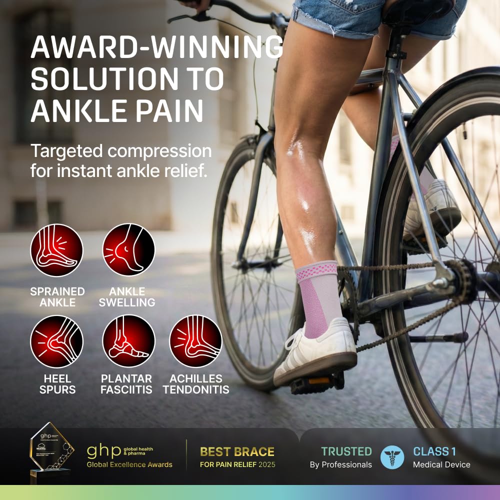 Detalle 2 de MODVEL Ankle Brace Compression Sleeve: Practical Support for Injury Recovery and Plantar Fasciitis