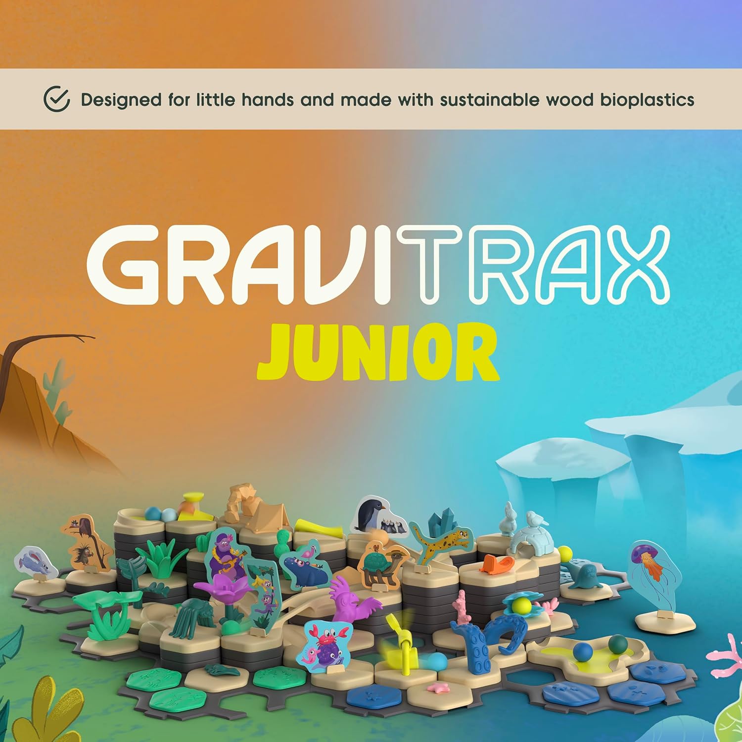 Detalle de Ravensburger GraviTrax Junior XXL 3+ 🧩