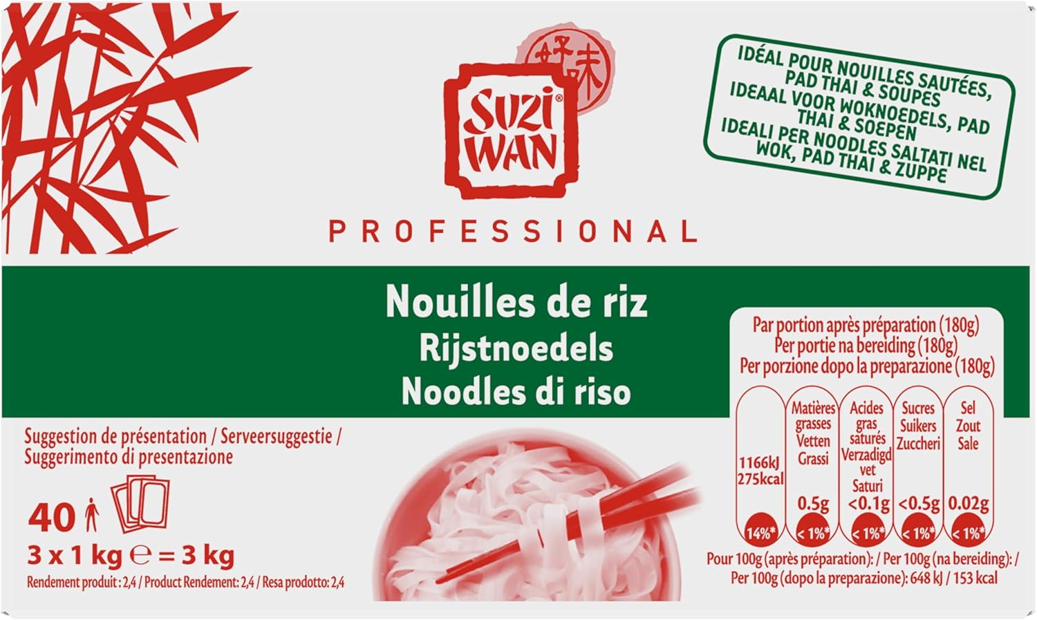Detalle 2 de SUZI WAN Nouilles de Riz 3 Kg