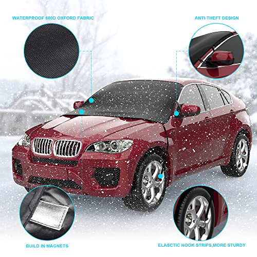 Thumbnail 3 de Frontscheibenabdeckung 175×120 cm Schneeschutz für Auto