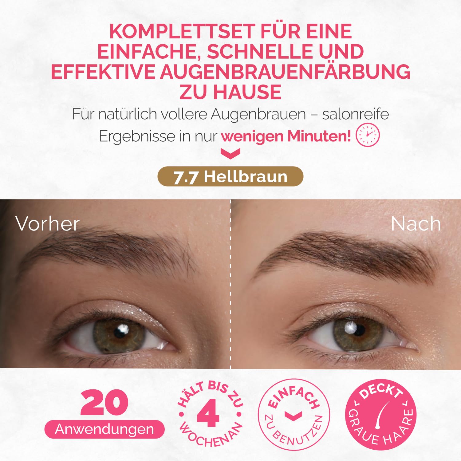Detalle 2 de Renata Beauty Brow Färbeset Augenbrauenfarbe