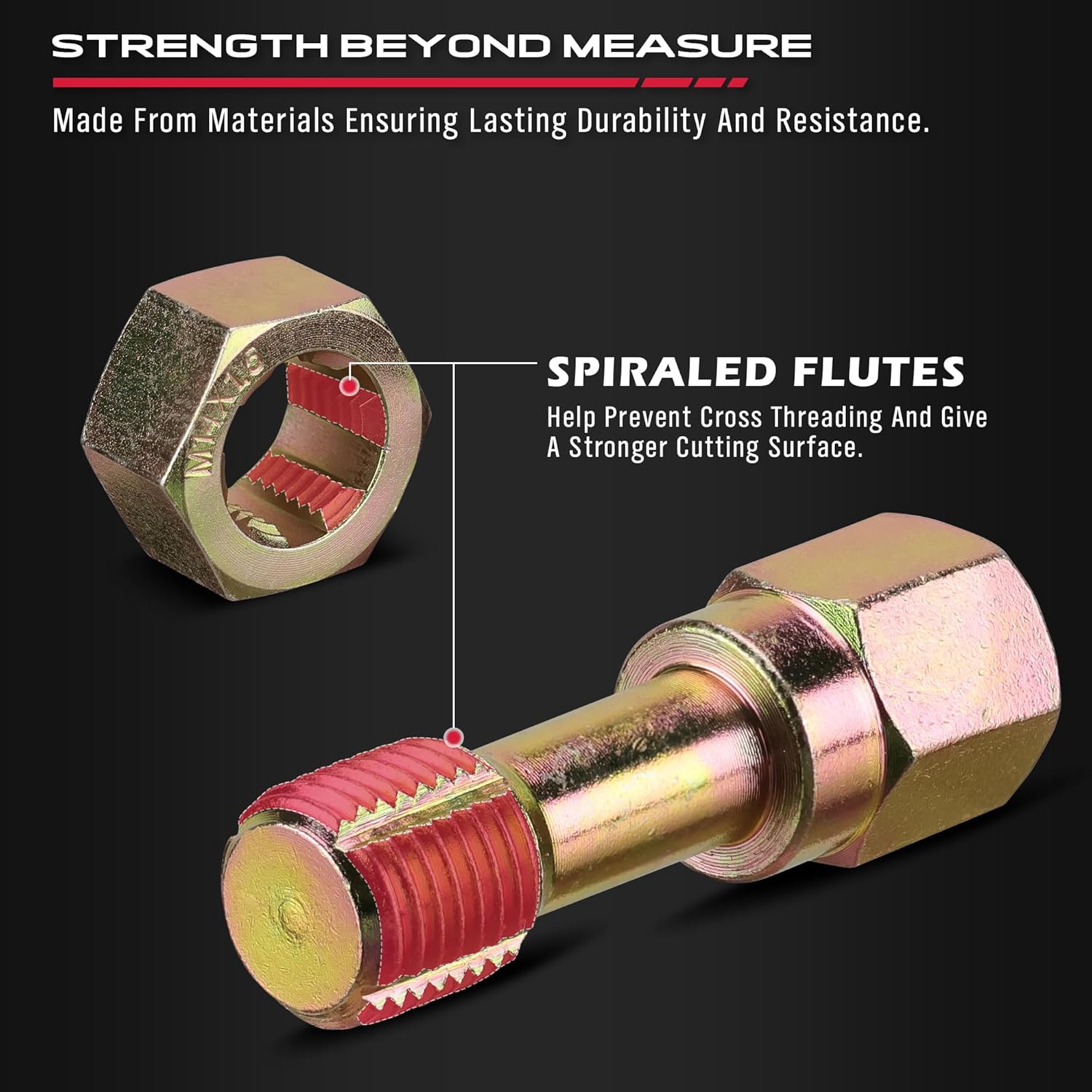 Thumbnail 1 de SEDY Thread Repair Thread Chaser Tool Set (49-Piece) for Metric & SAE Thread Cleaning