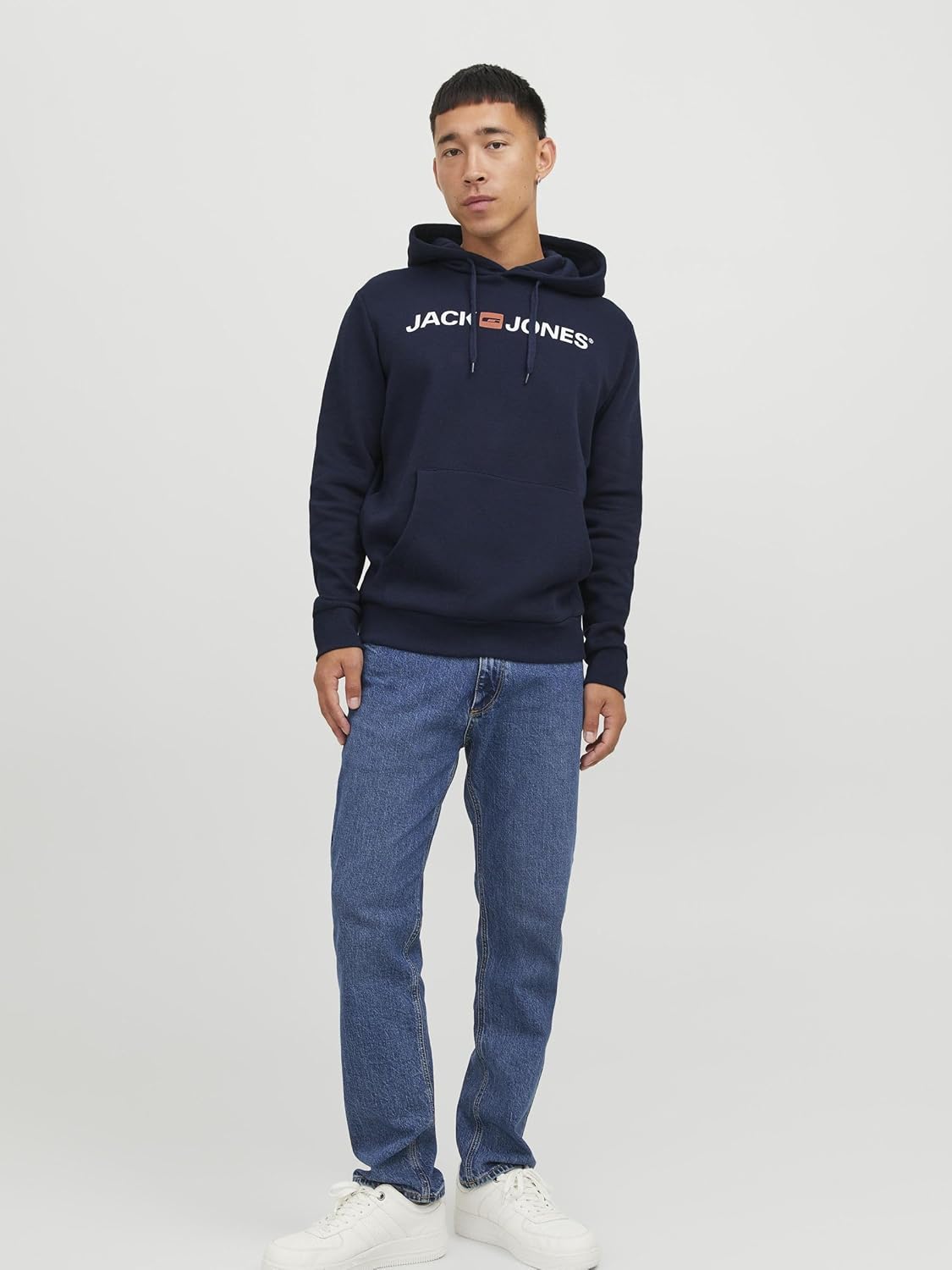 Thumbnail 2 de Jack & Jones Mens Corp Logo Hoody – Navy Blazer (XX Large)
