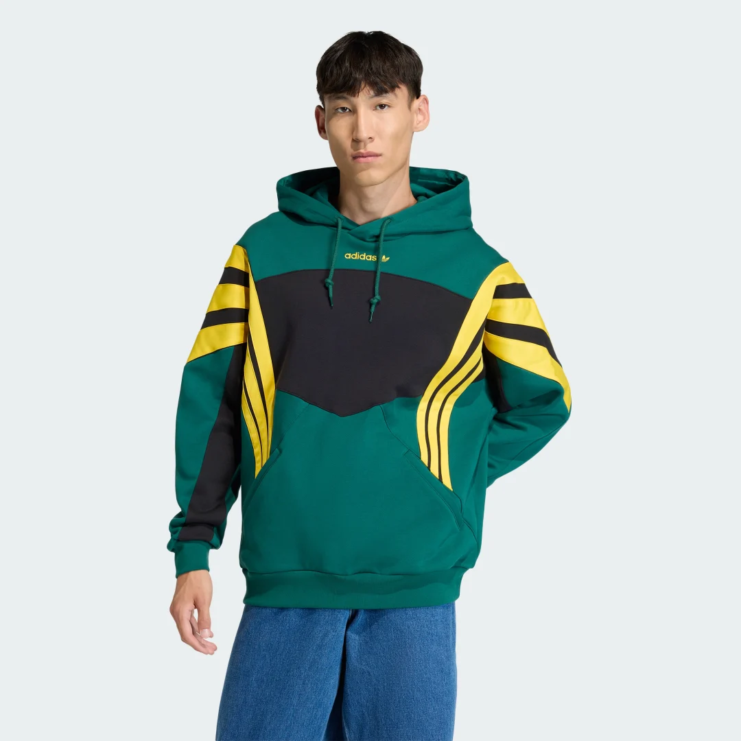 Detalle de Adidas Sudadera con capucha Santiago HD – Verde