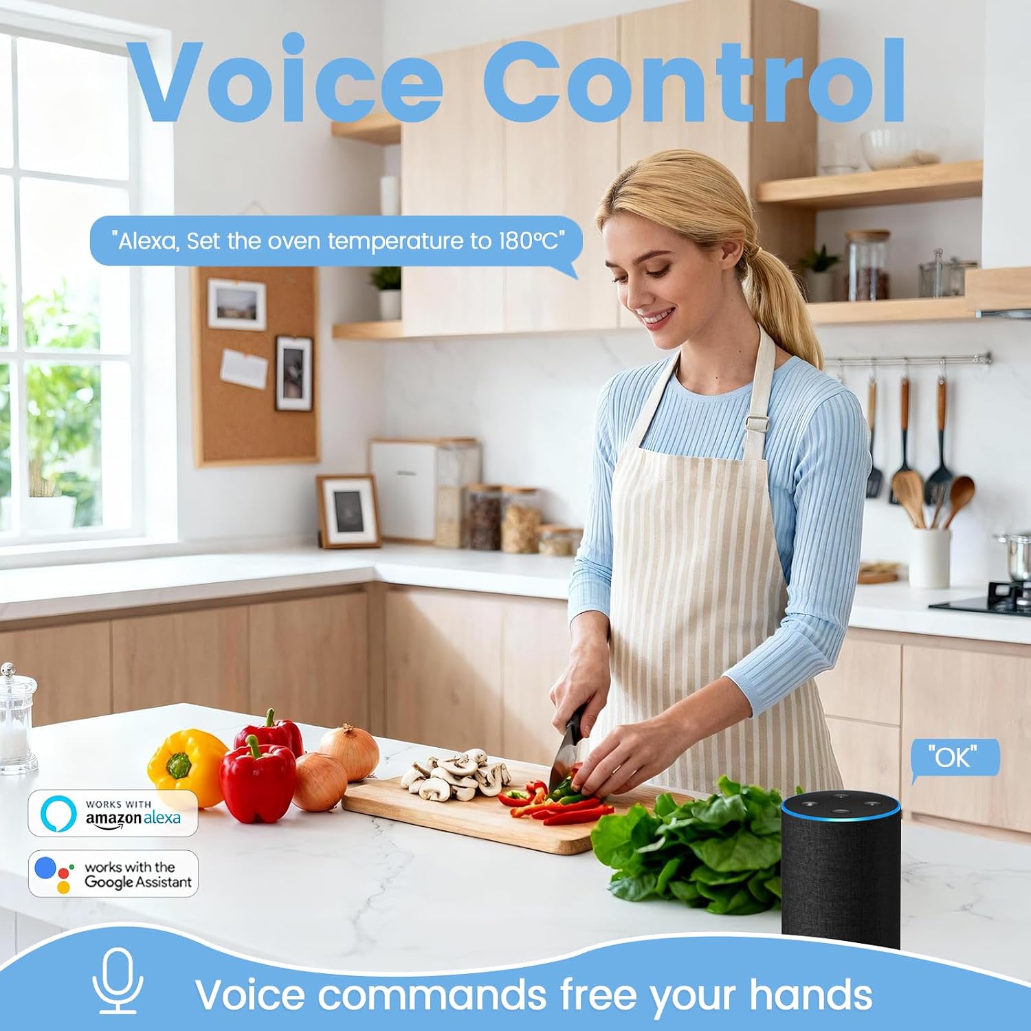 Detalle de Oblinple Smart Plug 13A with Energy Monitoring and Alexa/Google Home Compatibility
