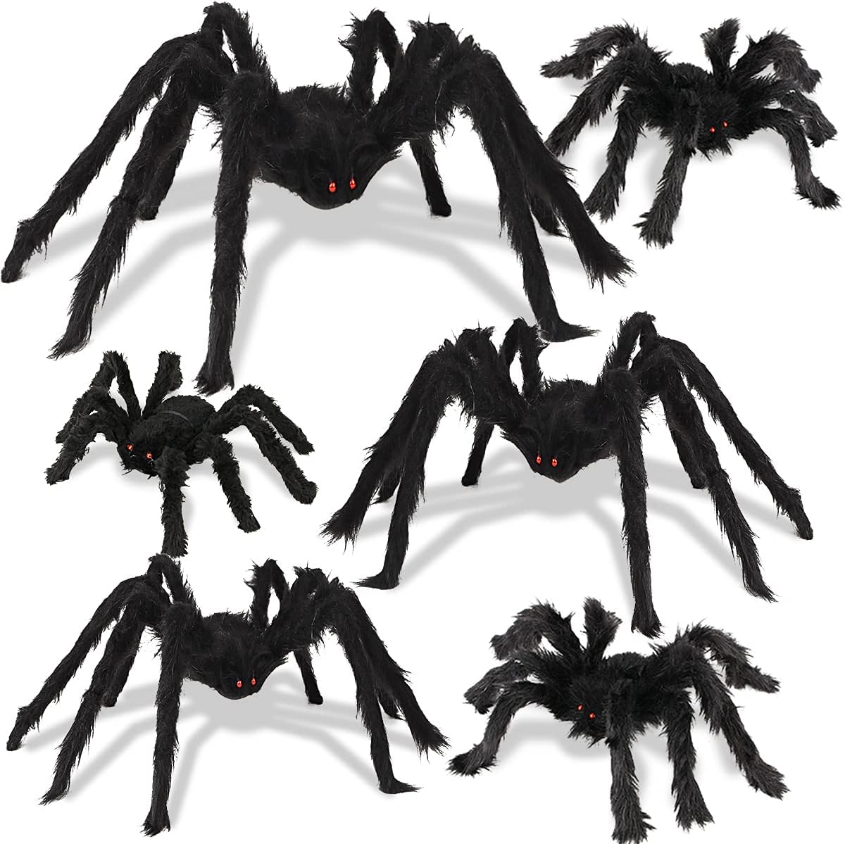 Detalle de Boogem Halloween Spider Decorations 6-Pack