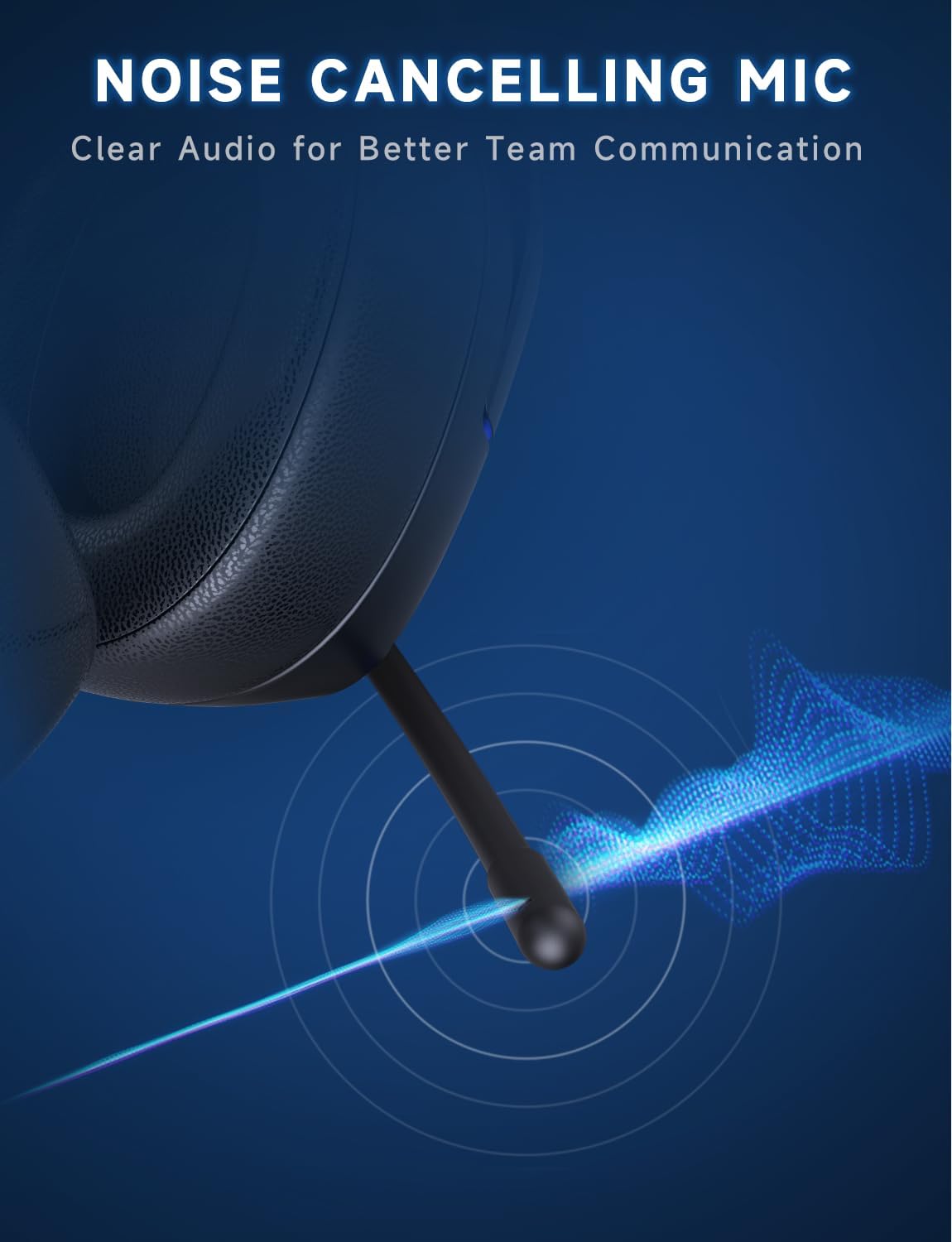 Thumbnail 5 de Gvyugke Wireless Gaming Headset for PS5/PS4/PC/Switch & Bluetooth devices with 2.4GHz, 7.1 and noise-cancelling mic