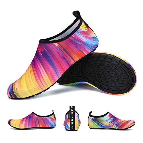 Thumbnail 6 de SAGUARO Unisex Badeschuhe – rutschfest, atmungsaktiv und schnell trocknend, Mehrfarbig, EU 40/41