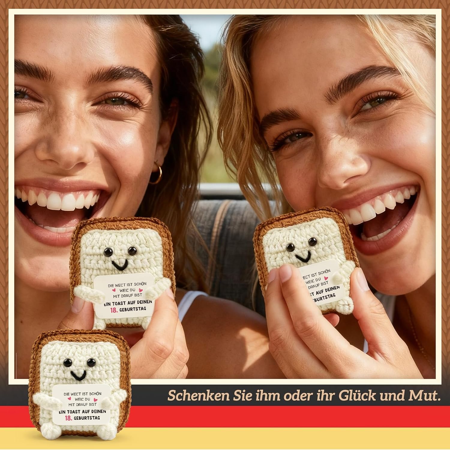 Thumbnail 6 de Giftota Pocket Hug Toast 18. Geburtstag