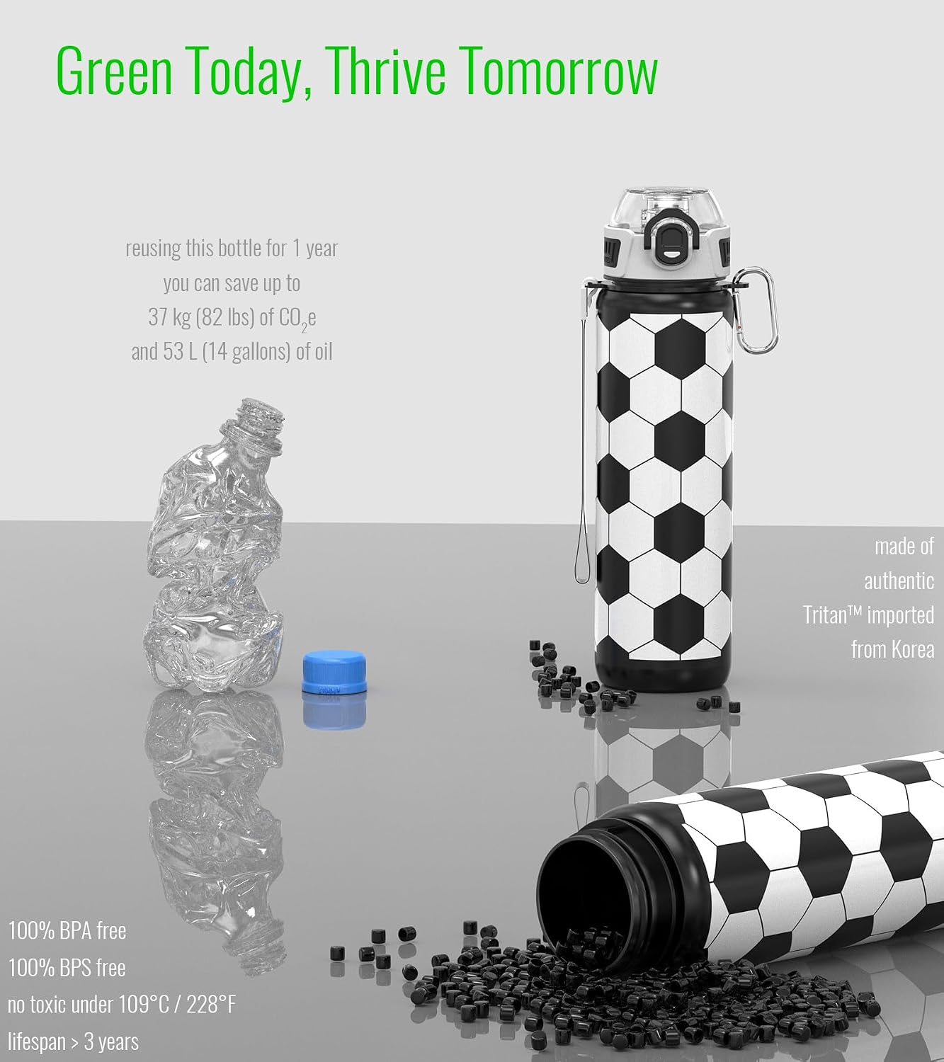 Thumbnail 5 de MYFOREST 34oz Water Bottle 1L