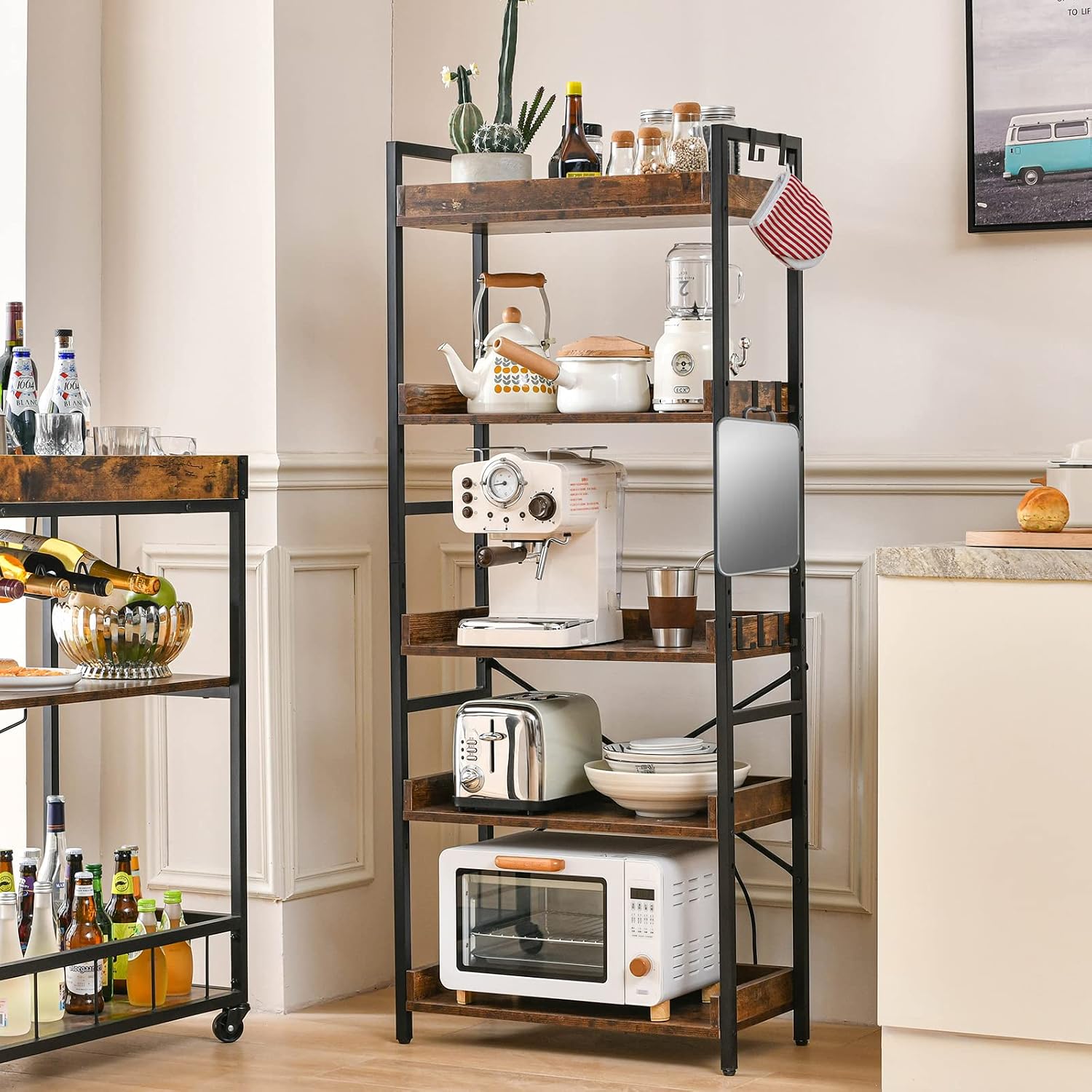 Thumbnail 6 de HCHQHS BS-USBS-C-5 5-Tier Industrial Bookshelf with Adjustable Shelves