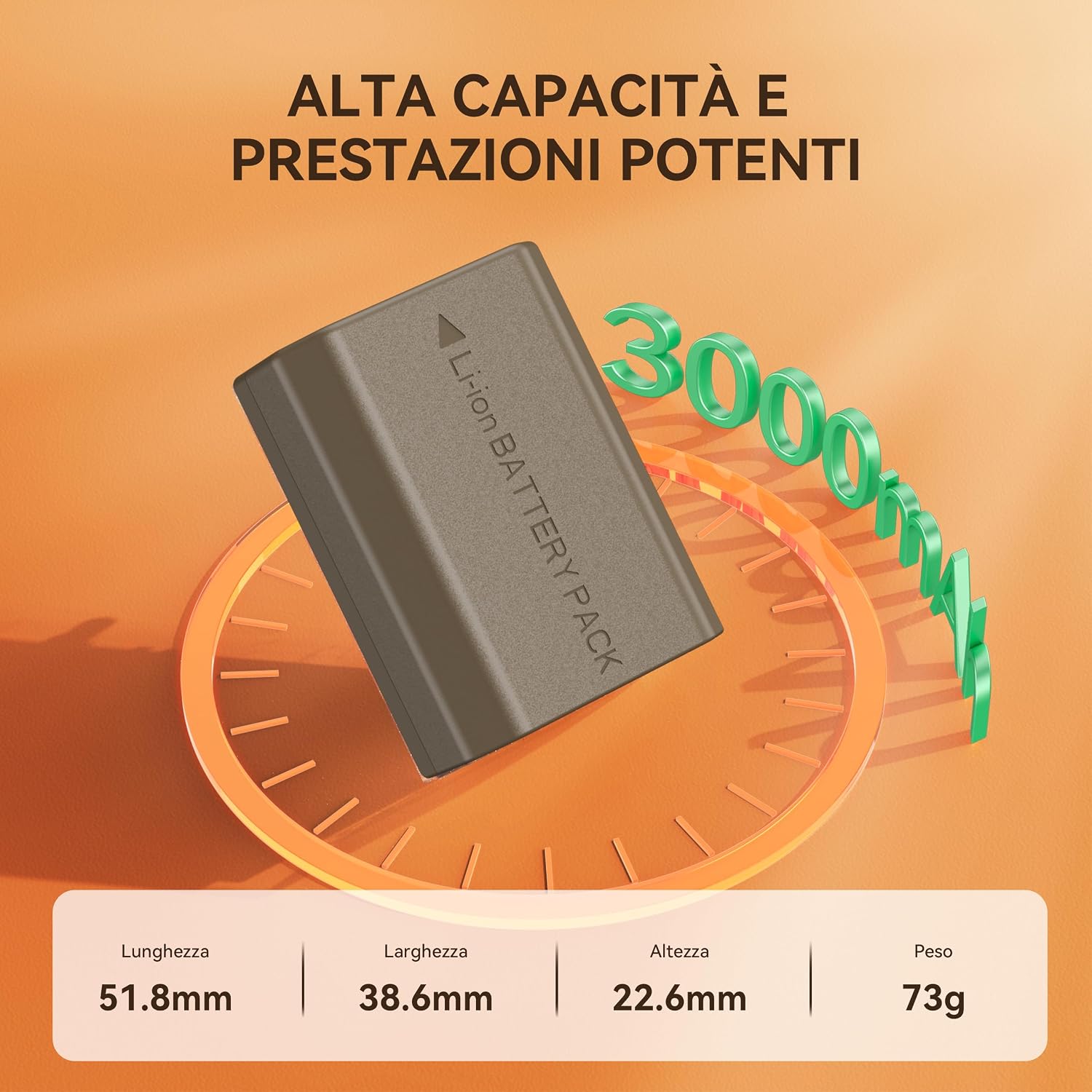 Detalle de AKTTKA NP-FZ100 3000mAh 2-pack per Sony
