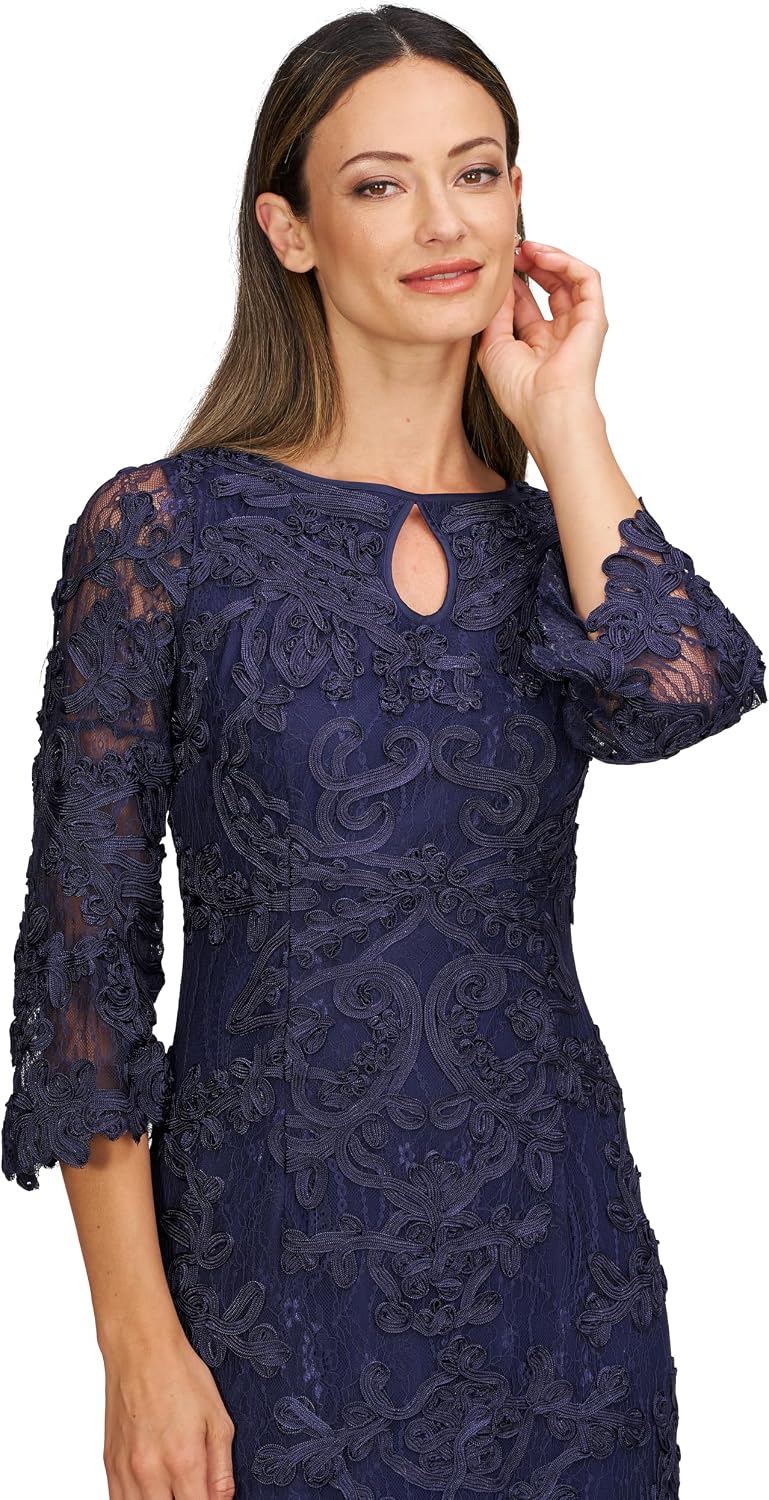 Detalle de JS Collections Perla Soutache Midi dress