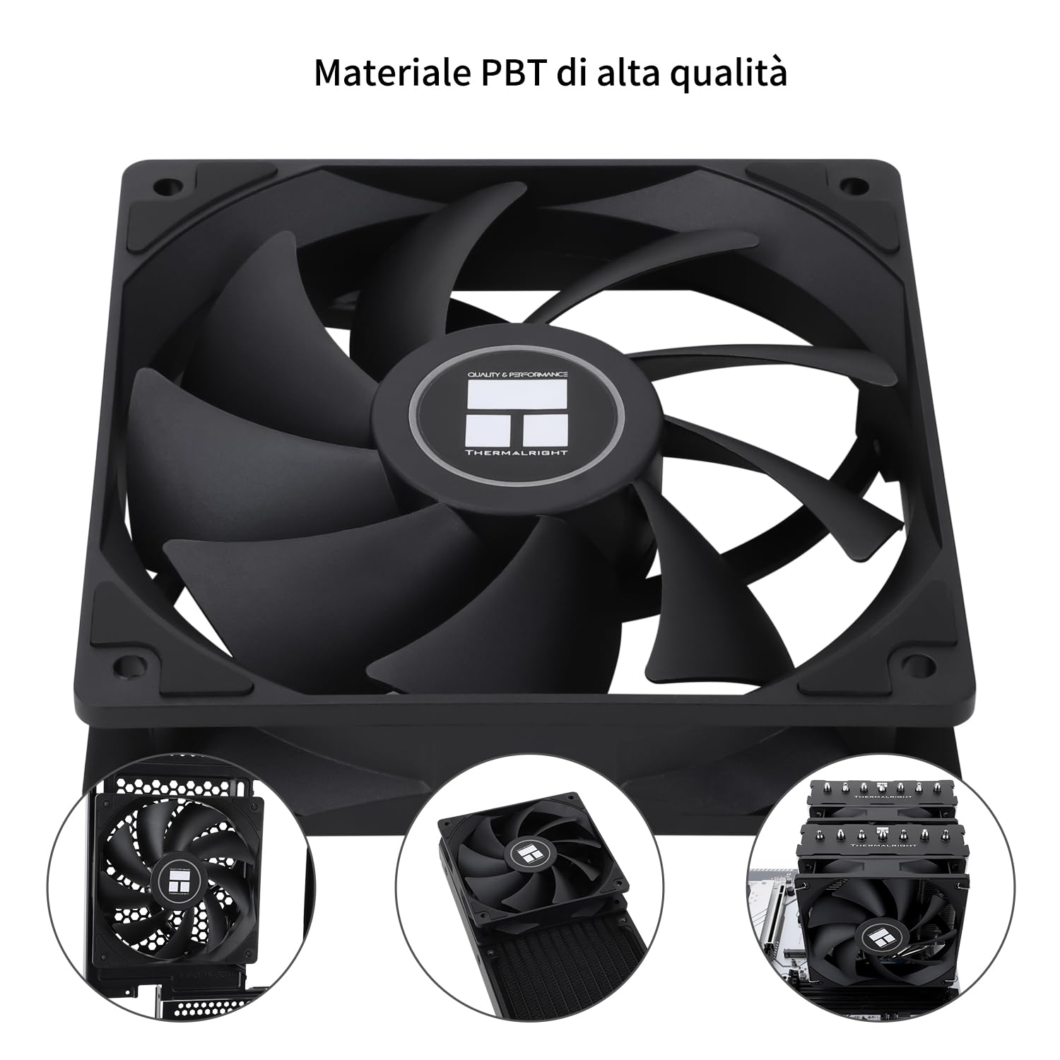 Detalle 1 de Thermalright TL-C12C X3 120mm PWM Case Fan with S-FDB Bearing