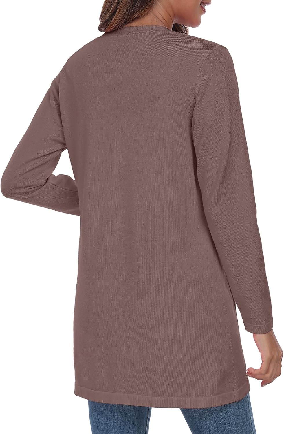 Thumbnail 3 de YUNDAI women’s open-front lightweight knitted cardigan with pockets