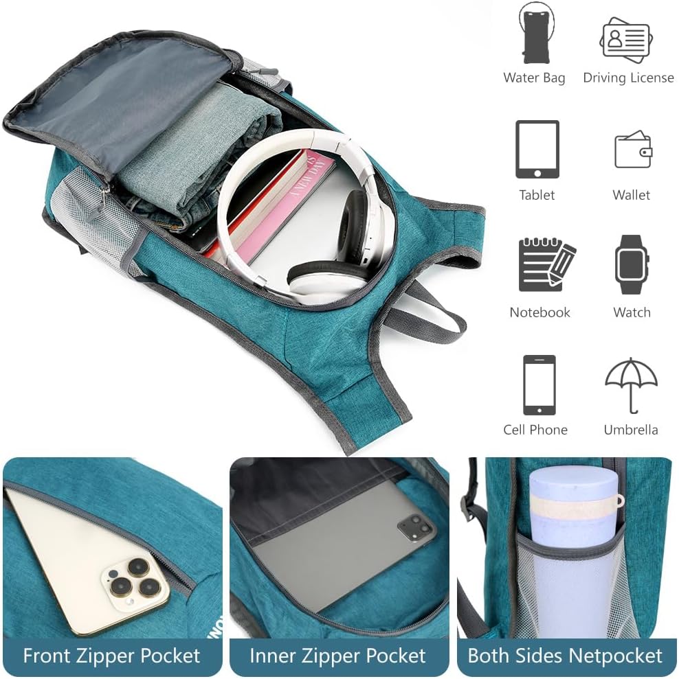 Detalle de flintronic 16L Mochila plegable ultraligera 16L