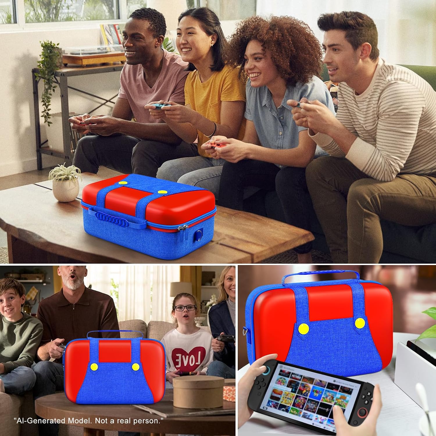 Thumbnail 4 de ivoler Carrying Storage All in One Case for Nintendo Switch 2