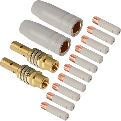 Detalle de EATBALE MIG/MAG-Zubehörset für 15AK/MB15 mit beschichteten Gasdüsen und 0,8-mm-Kontaktspitzen