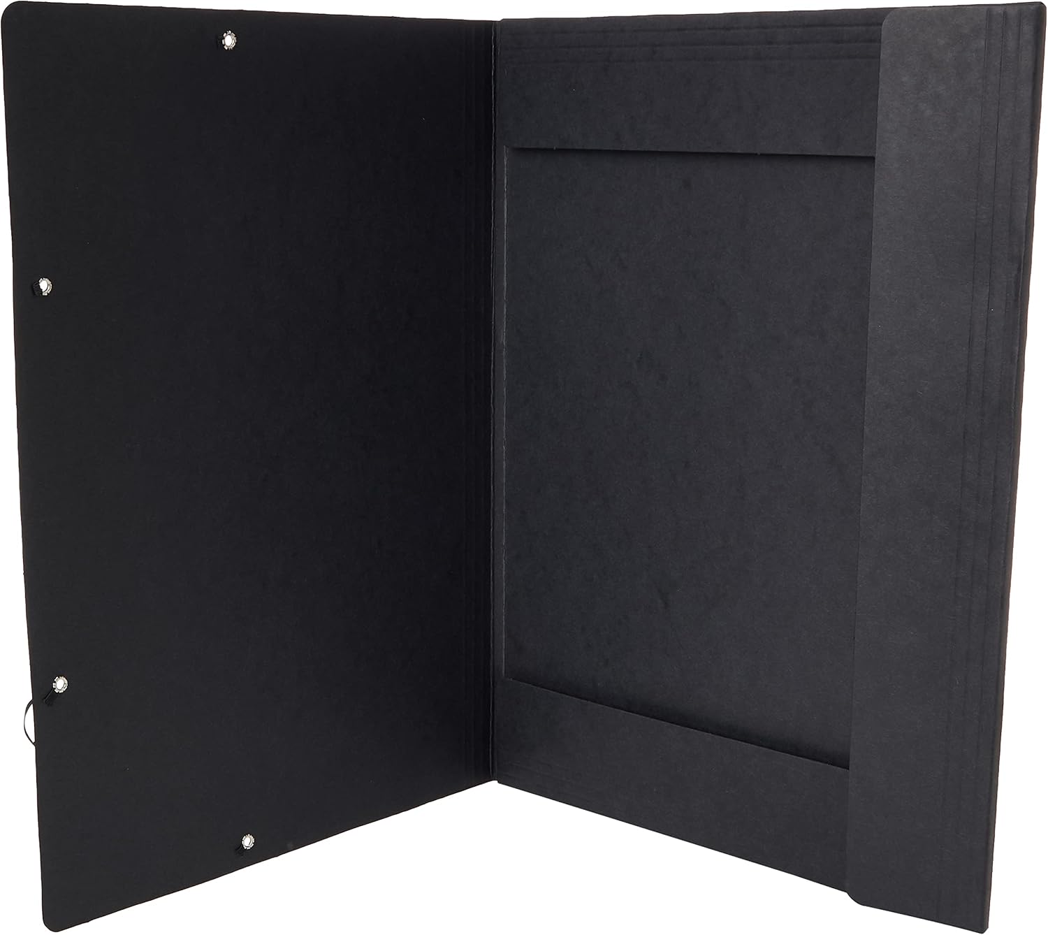 Detalle de Exacompta 59502E : chemise à élastiques grand format (A3), 32×44 cm, noir
