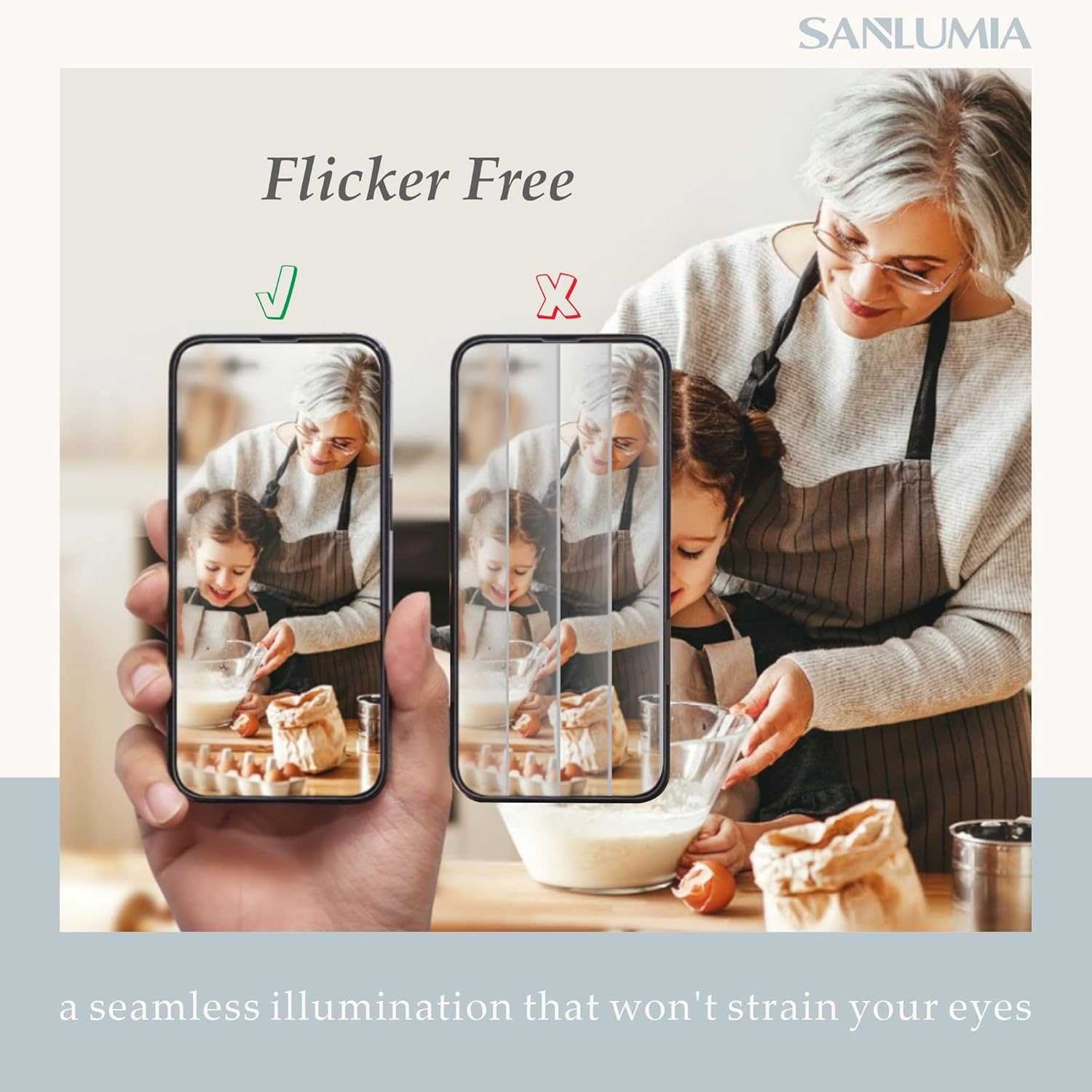 Thumbnail 4 de sanlumia 10 x 5W GU10 LED spotlight bulbs (450lm, 120° beam) – non-dimmable cool white 6400K