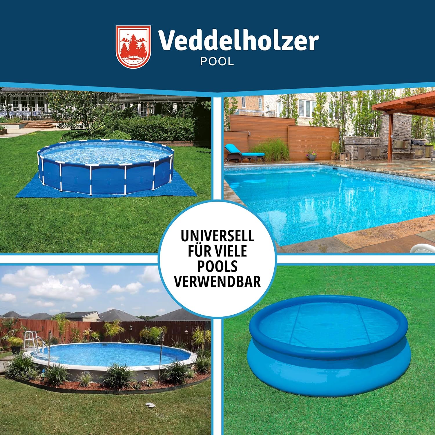 Thumbnail 5 de Veddelholzer XXL Ø2 m Poolkissen rund