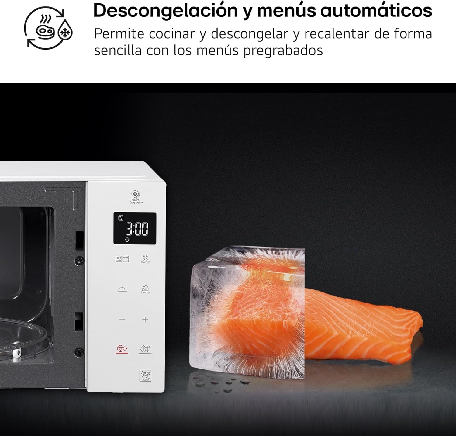 Detalle 2 de LG MH6535GDH microondas 25 litros 1000 W