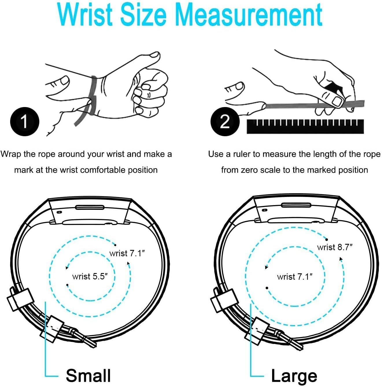 Thumbnail 3 de Panda Bobo silicone replacement strap for Fitbit Charge 4 / Charge 3 (adjustable, sweat-resistant)