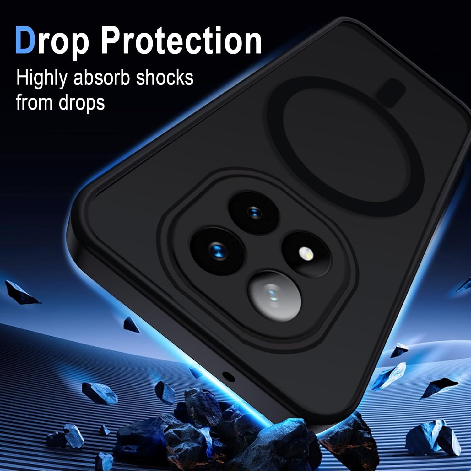 Thumbnail 1 de XTCASE Cover Magnetica per Xiaomi Redmi Note 14 Pro 5G/Poco X7 5G – Custodia Traslucida Opaca in TPU con Protezione Antiurto