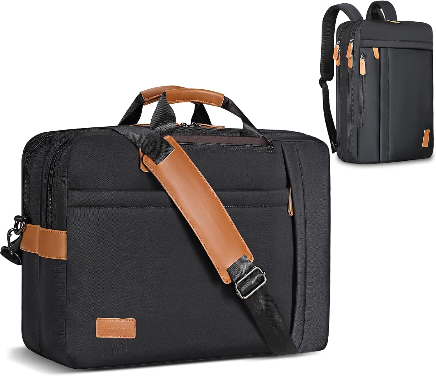 Detalle de Estarer Convertible Laptop Messenger Bag 17-17.3 Inch: A Versatile Work Companion
