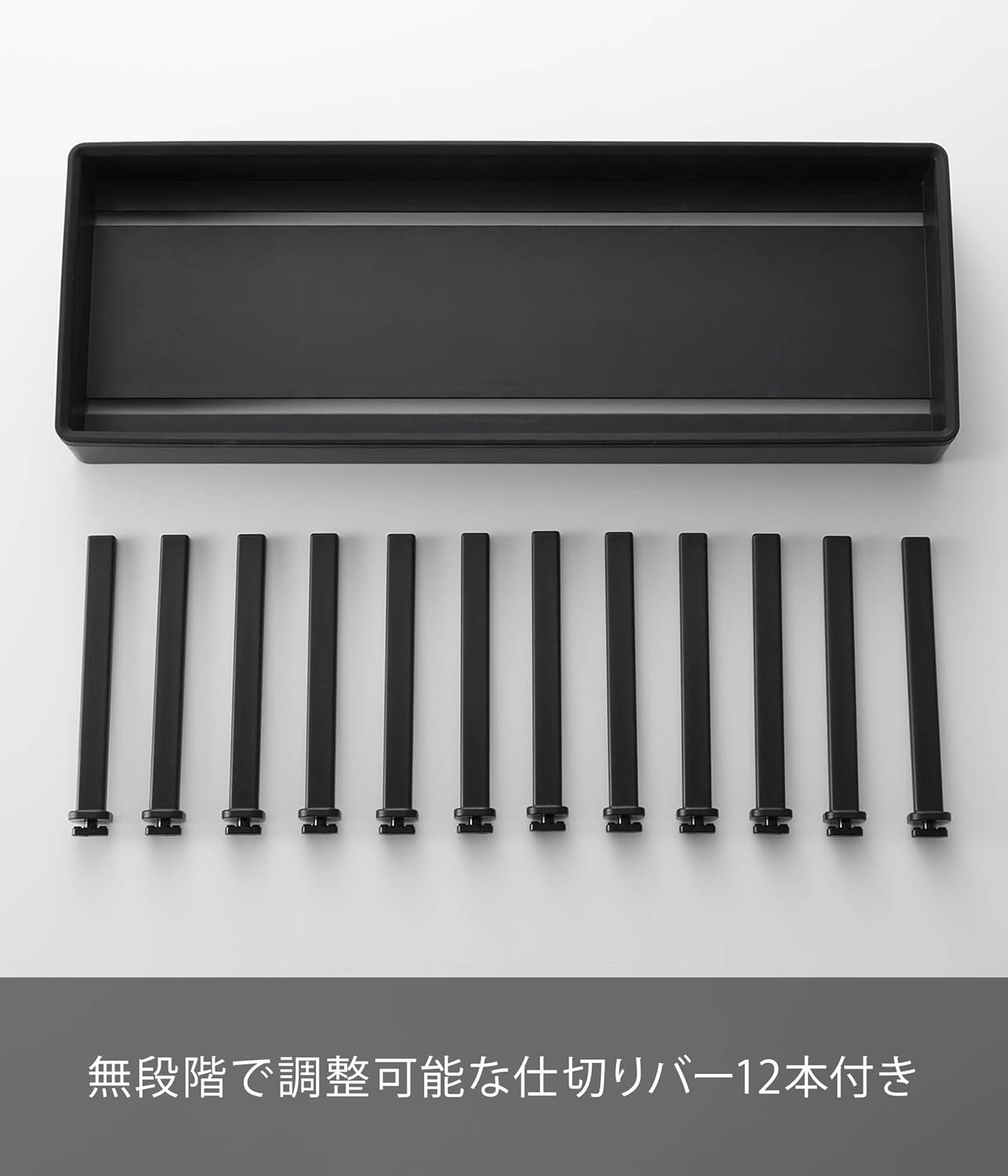 Detalle de 山崎実業 tower 1362 鍋蓋・フライパン収納スタンド 幅40cm・可動式仕切りバー