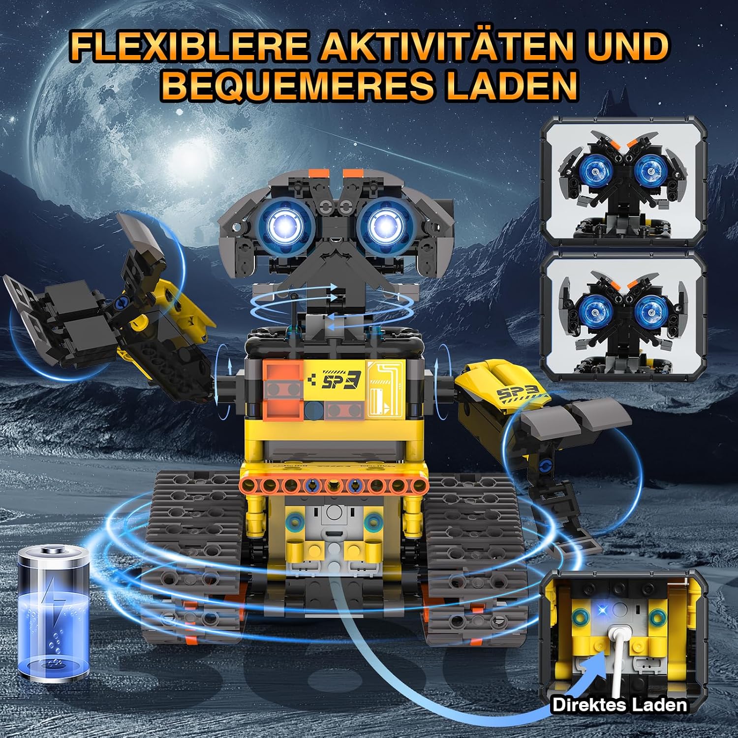 Thumbnail 2 de Technic Roboter Bauspielzeug 688PCS