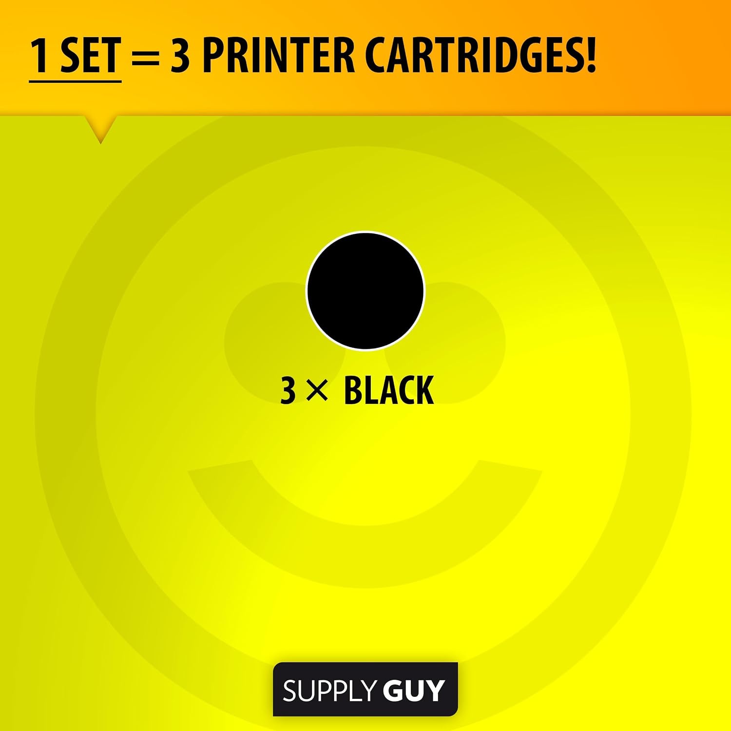 Thumbnail 2 de Supply Guy 3 XXL Black PGI-580 Compatible Ink Cartridges for Canon