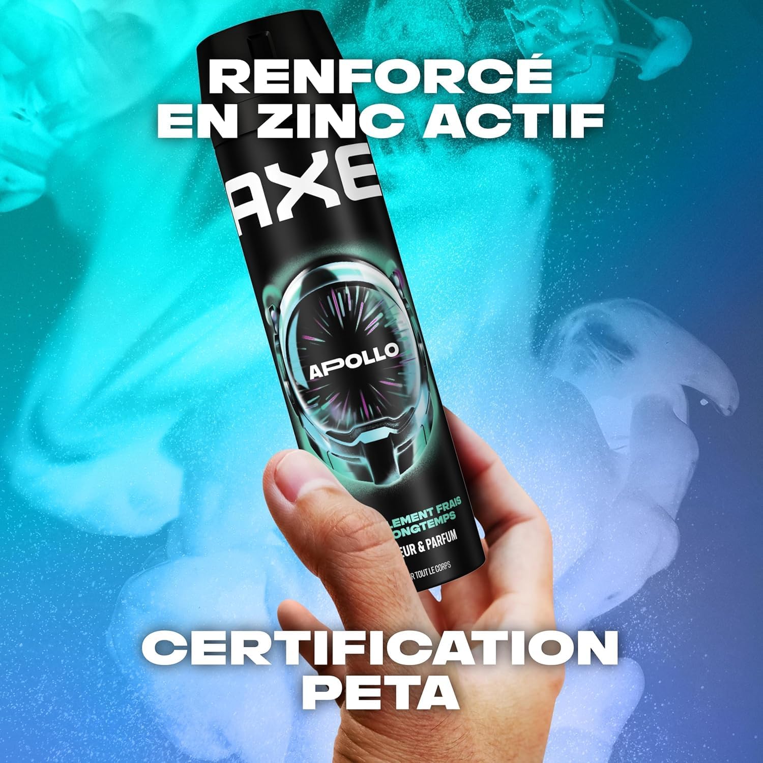 Thumbnail 4 de AXE Apollo Déodorant Homme Spray 6x200 ml – 48h de fraîcheur et parfum sauge bois de cèdre