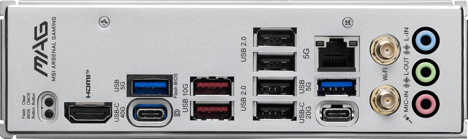 Thumbnail 6 de MSI MAG X870E GAMING MAX WIFI MB7003 ATXマザーボード、AM5・DDR5・Wi-Fi 7対応