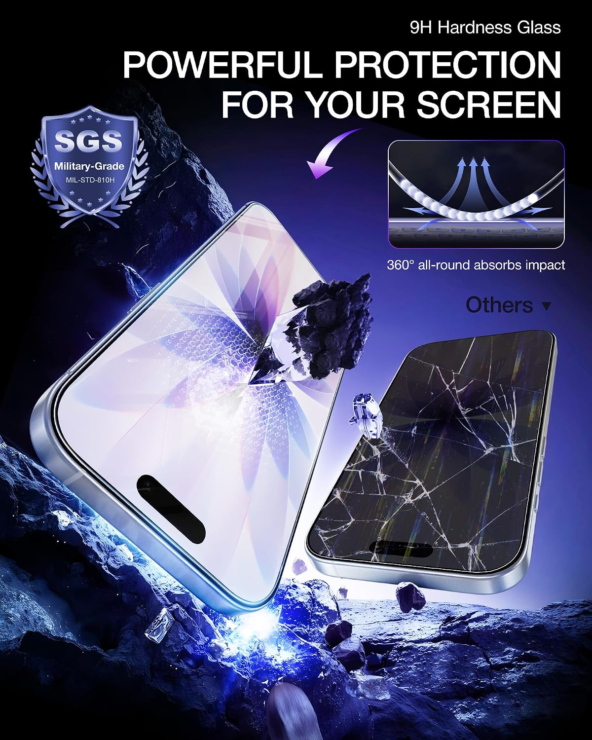 Detalle de NIMASO iPhone 17 screen protector 6.3-inch