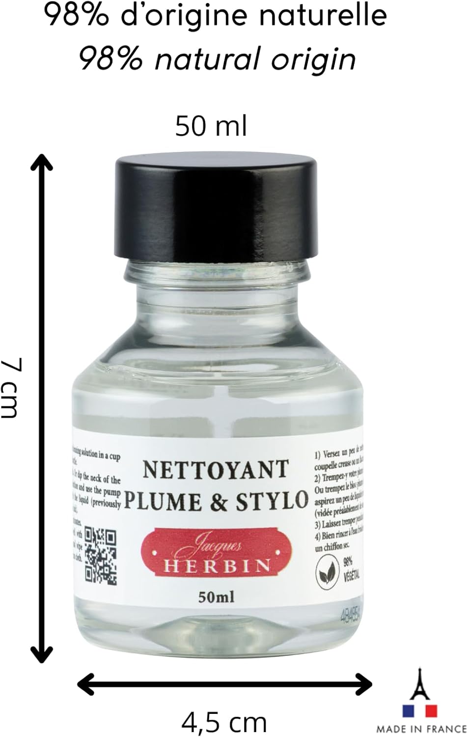 Thumbnail 1 de Herbin 12300T Inchiostro Detergente per Penne Stilografiche, 50 ml – Pulizia efficace in formato pratico