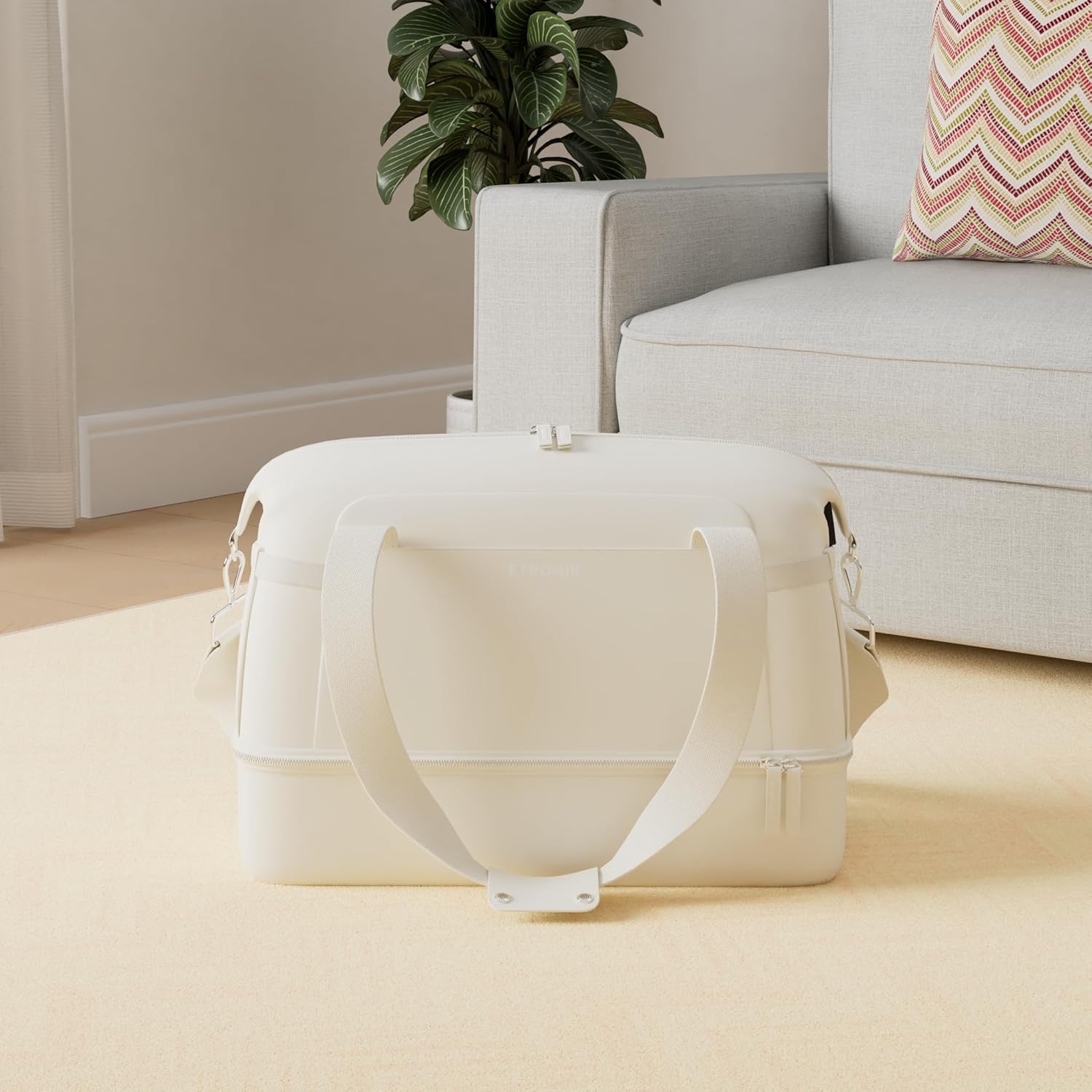 Thumbnail 1 de ETRONIK Gym Bag Womens: Large Travel Duffel with Wet Pocket, Shoes Compartment and USB Port