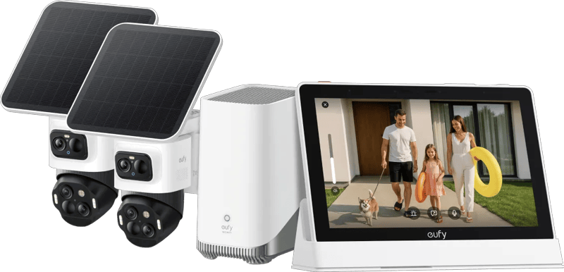 Detalle de eufy eufyCam S4 Doppelpack mit HomeBase 3