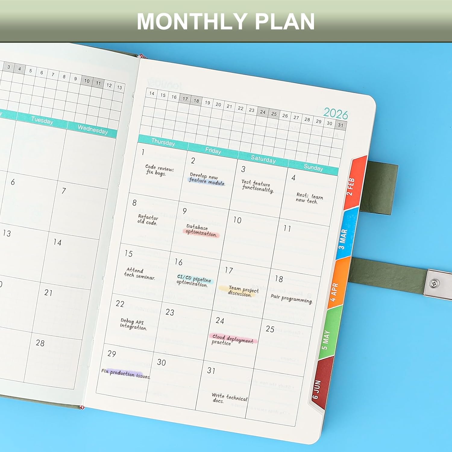 Thumbnail 5 de Agenda 2026 A5 une page par jour 🗓️