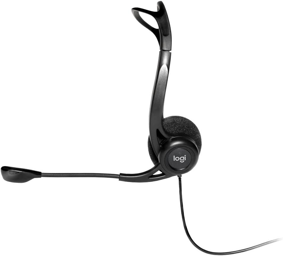 Detalle de Logitech 960 Wired Headset: Comfort, clarity and practical USB wired connection