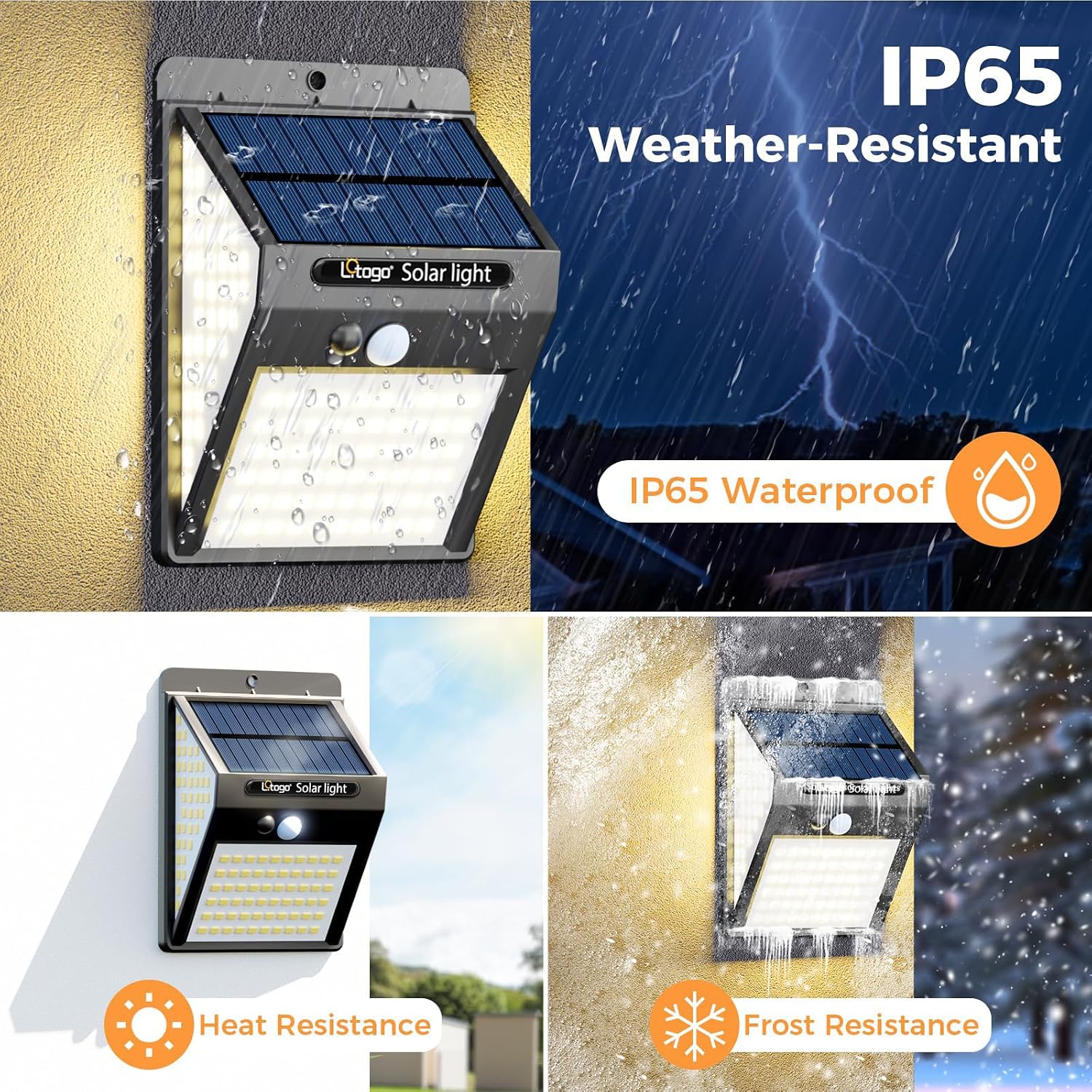 Detalle 2 de 140LED Solar Security Lights 800 lm